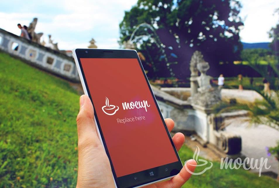 Nokia Lumia 1520 Mockup Wedding