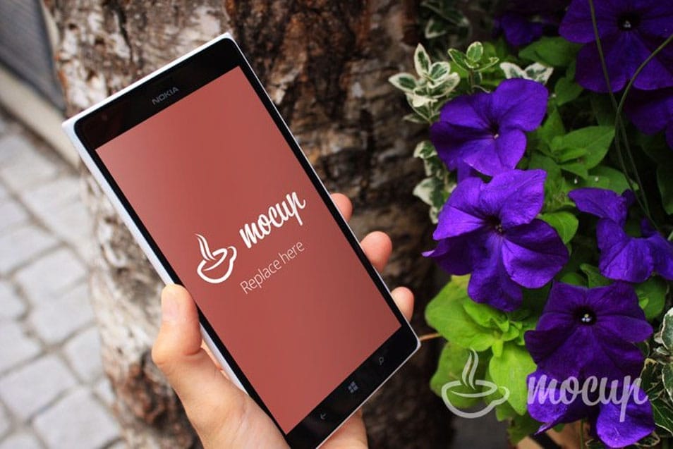 Nokia Lumia 1520 PSD Mockup