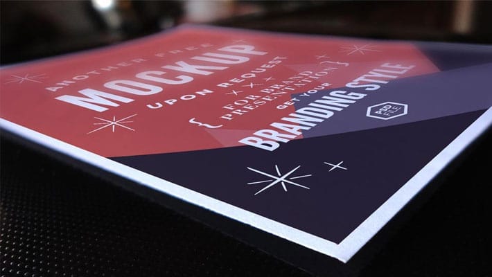 PSD A4 Paper Mock-Up