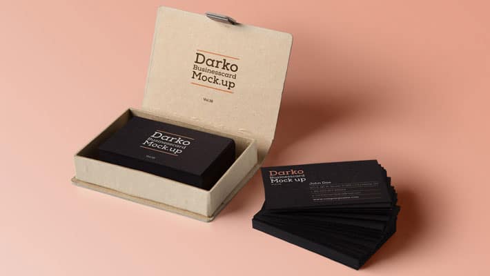 PSD Business Card Mock-Up