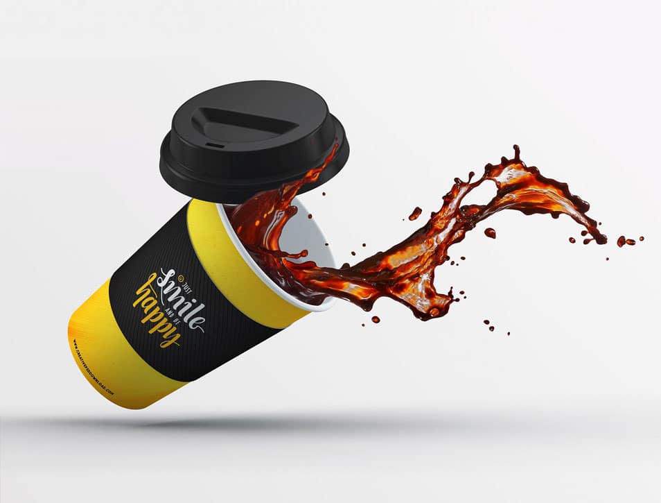 Paper Cup Free PSD Mockup