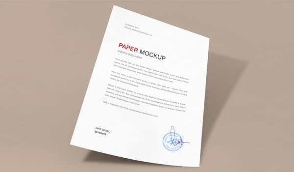 Paper Mockup Set
