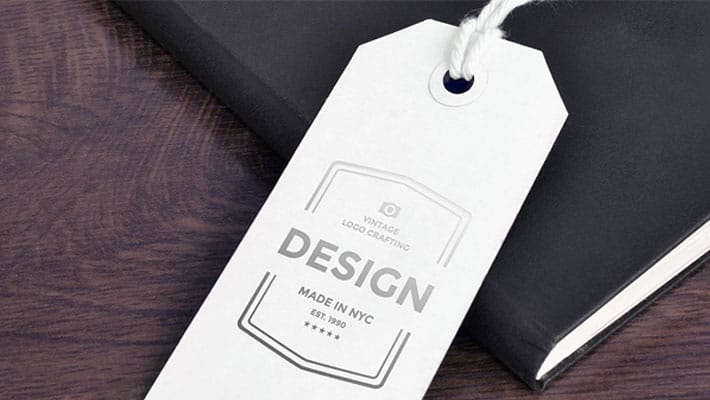 Paper Tag Mockup