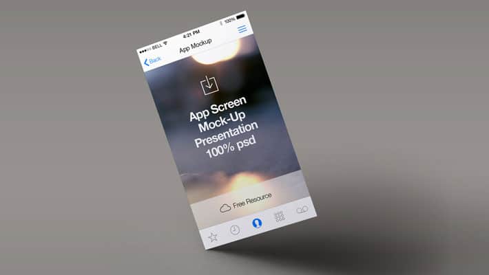 Perspective App Screen Mock-Up