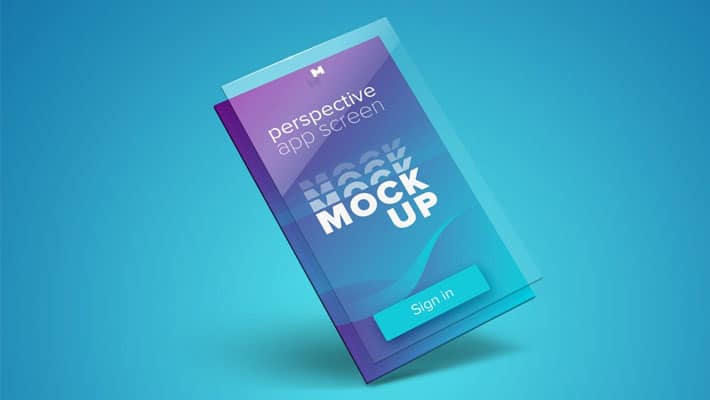 Perspective App Screen Mockup