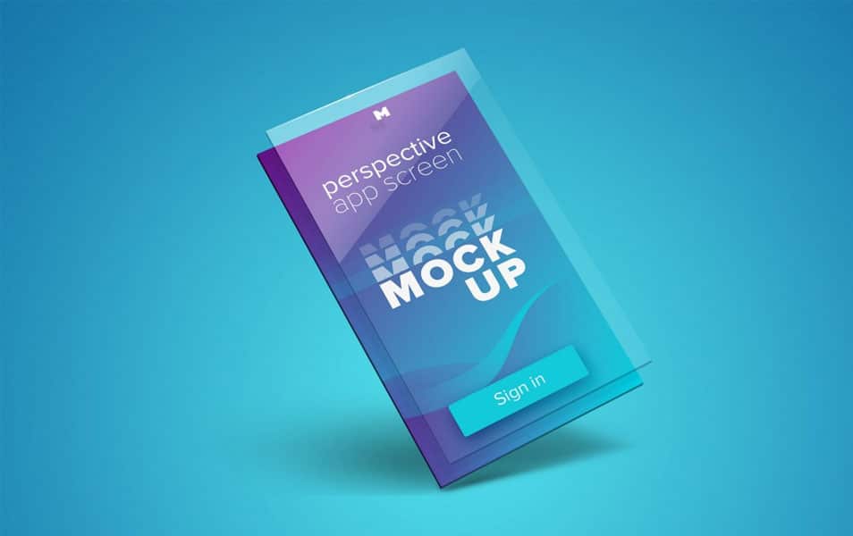 Perspective App Screen Mockup