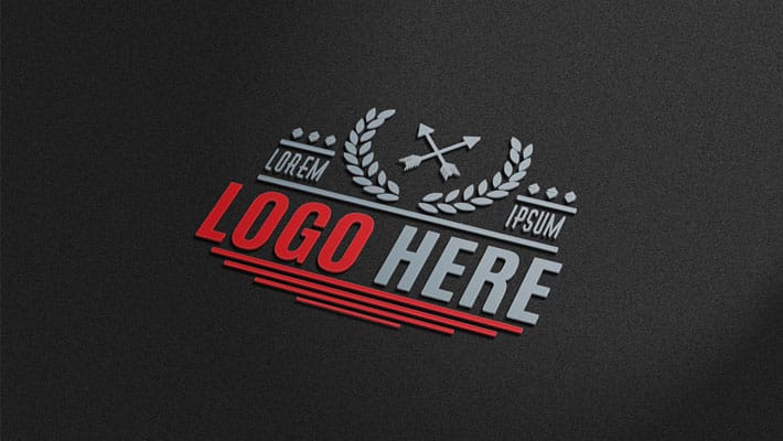 Perspective Logo Presentation Mock up