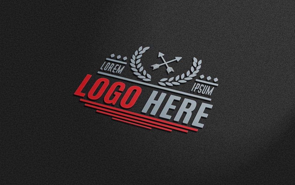 Perspective Logo Presentation Mock up