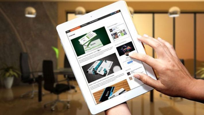 Photorealistic Tablet Mockup Template