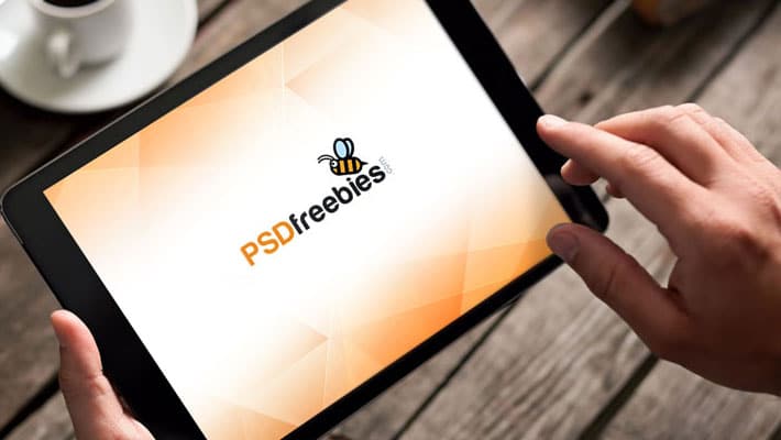 Photorealistic iPad Mockup PSD Template