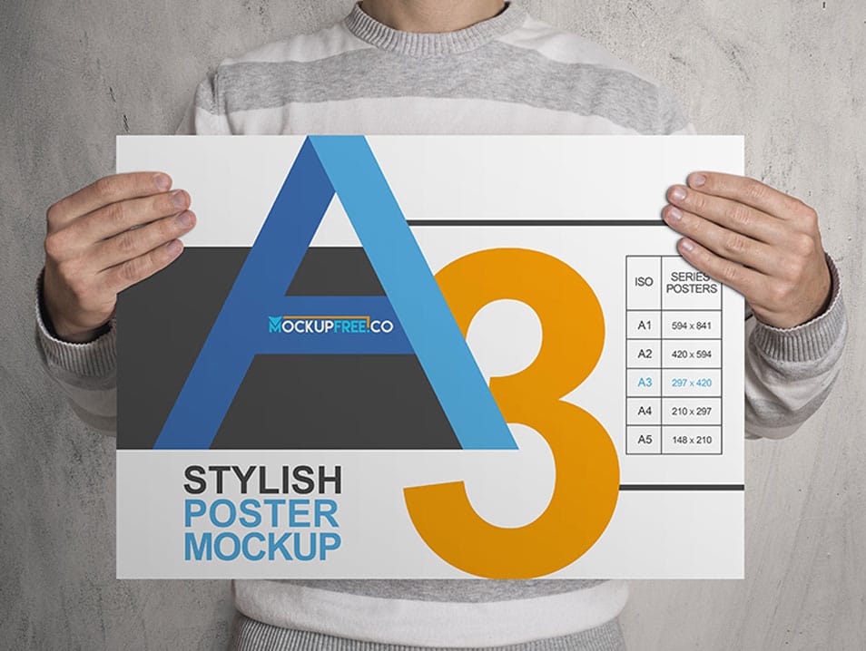 Poster Mockup PSD Template