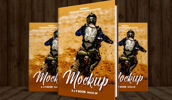Premium Book Cover PSD Mockup