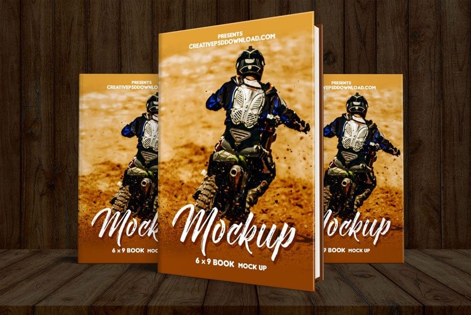 Premium Book Cover PSD Mockup
