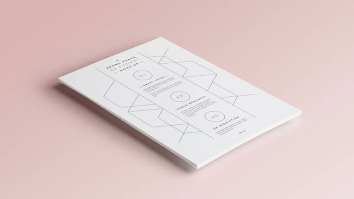 PSD A4 Paper Mock-Up