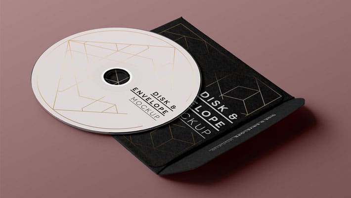 PSD CD Disk Sleeve Mock Up