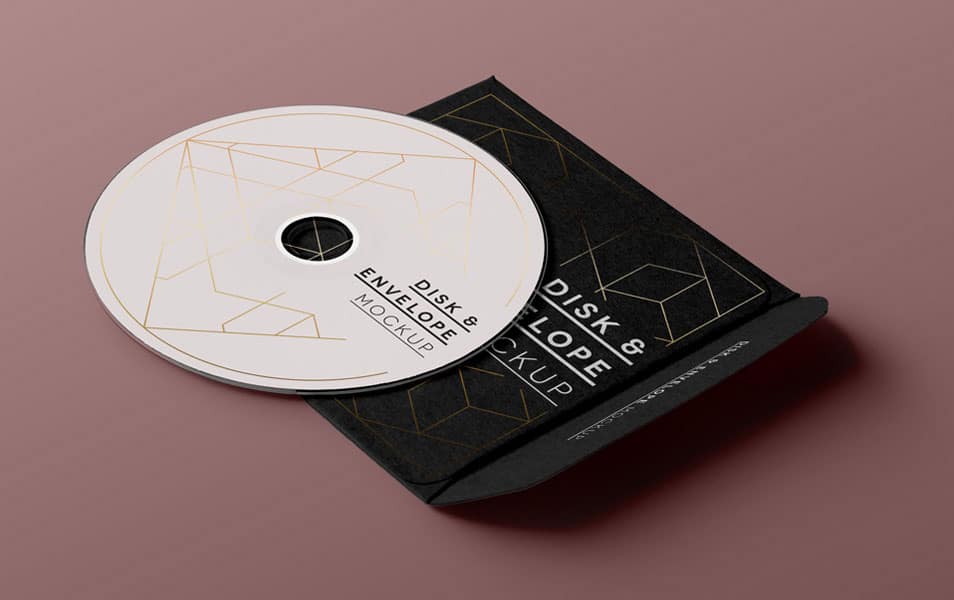 PSD CD Disk Sleeve Mock Up