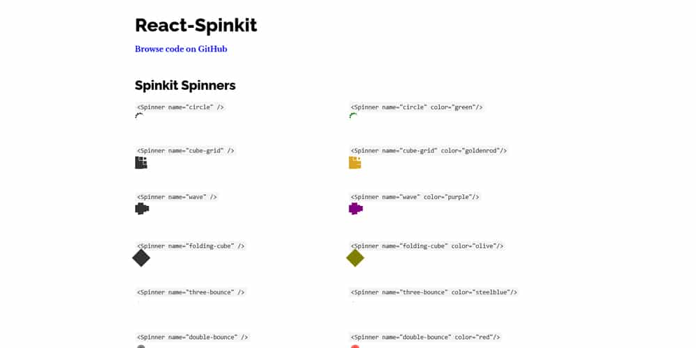 Nice Loading Animation for Websites 145 React Spinkit