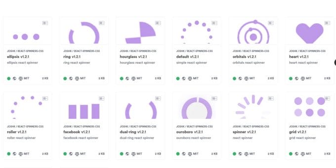 Nice Loading Animation for Websites 130 React Spinners CSS Loaders