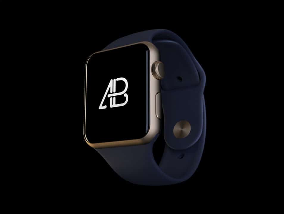 Realistic Apple Watch Series 2 Mockup