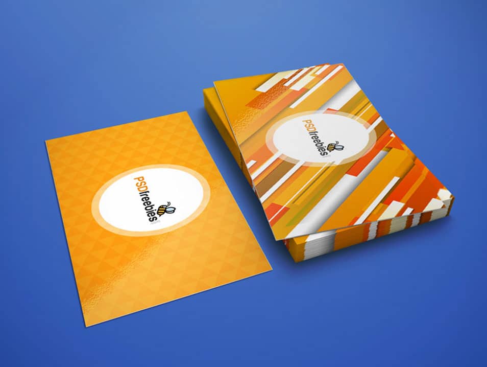 Realistic Business Card Mockup PSD