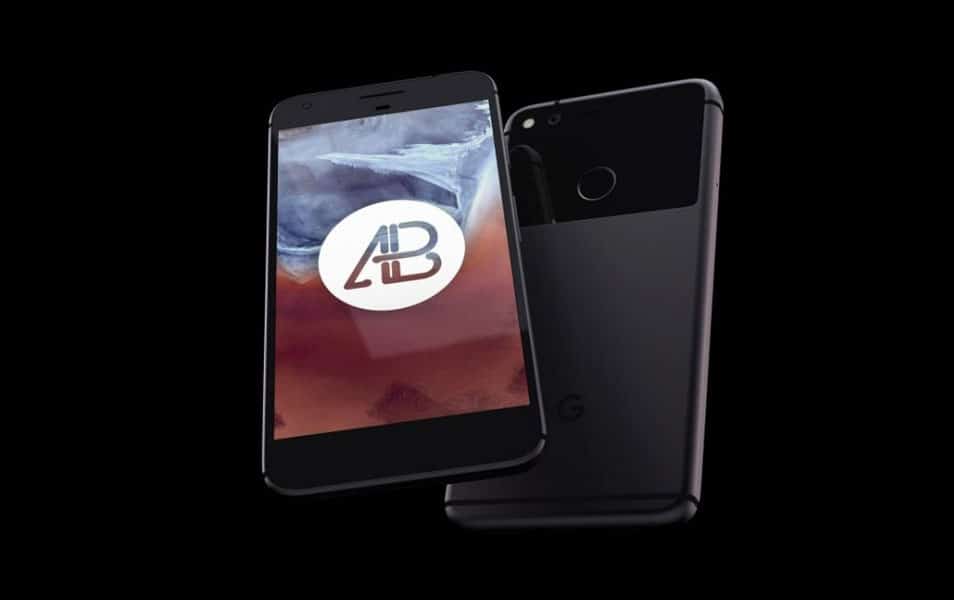 Realistic Floating Google Pixel XL Mockup Pack