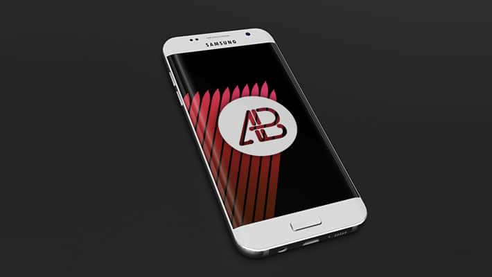 Realistic Samsung Galaxy S7 Mockup