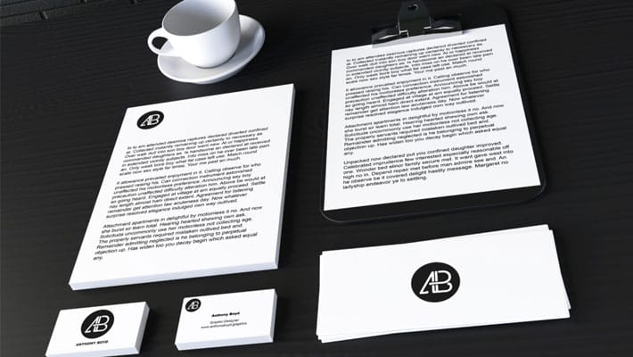 Realistic Stationary Branding & Identity Mockup