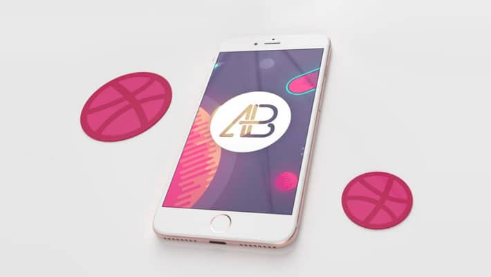 Realistic iPhone 7 Plus Mockup