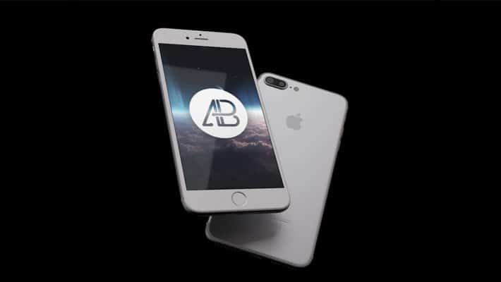 Realistic iPhone 7 Plus Mockup Pack