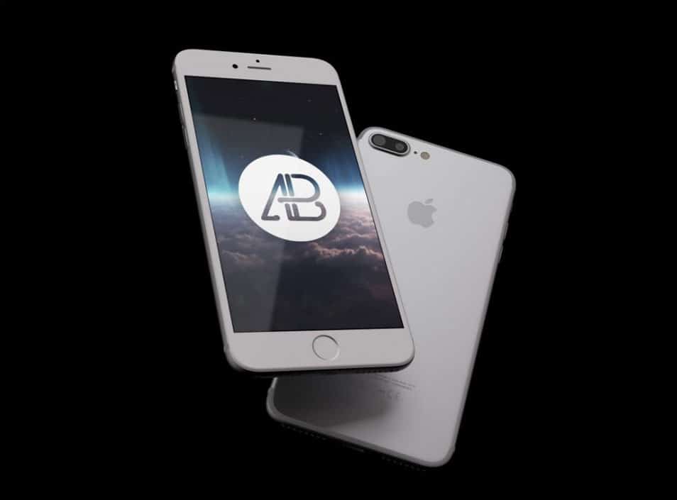 Realistic iPhone 7 Plus Mockup Pack