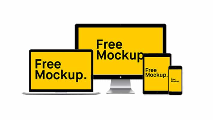 Responsive HD Apple Device Mockup Pack