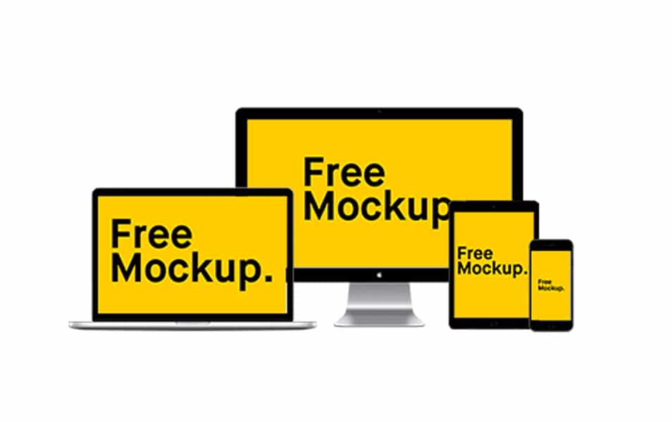 Responsive HD Apple Device Mockup Pack