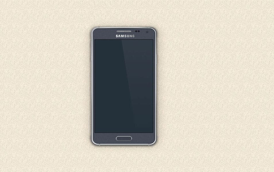 Samsung Galaxy Alpha Mockup