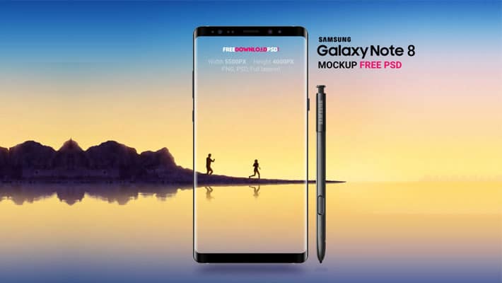 Samsung Galaxy Note 8 Mockup