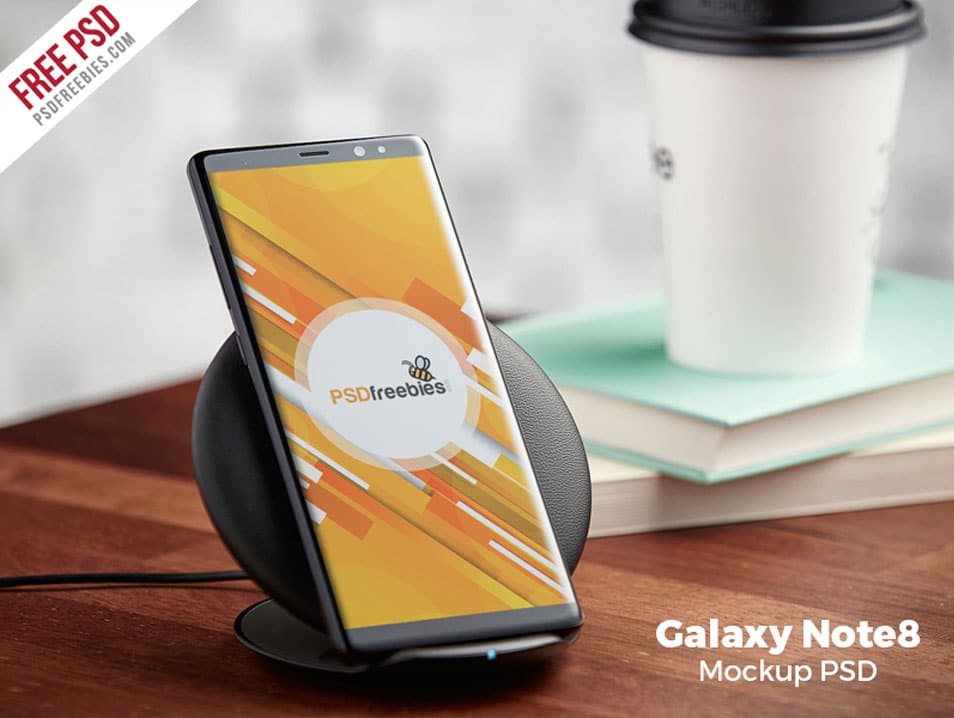 Samsung Galaxy Note 8 Mockup PSD