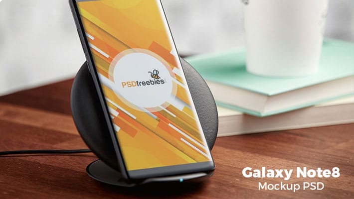 Samsung Galaxy Note 8 Mockup PSD