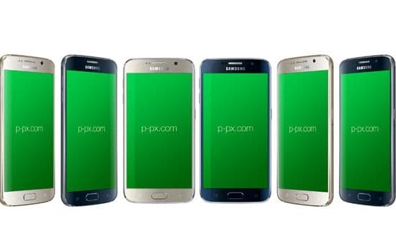 Samsung Galaxy S6 Vector PSD Mockup