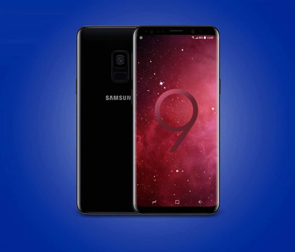 Samsung Galaxy S9 Front And Back Free PSD Mockup