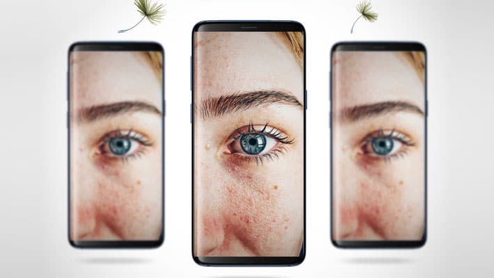 Samsung Galaxy S9 Front Free PSD Mockup