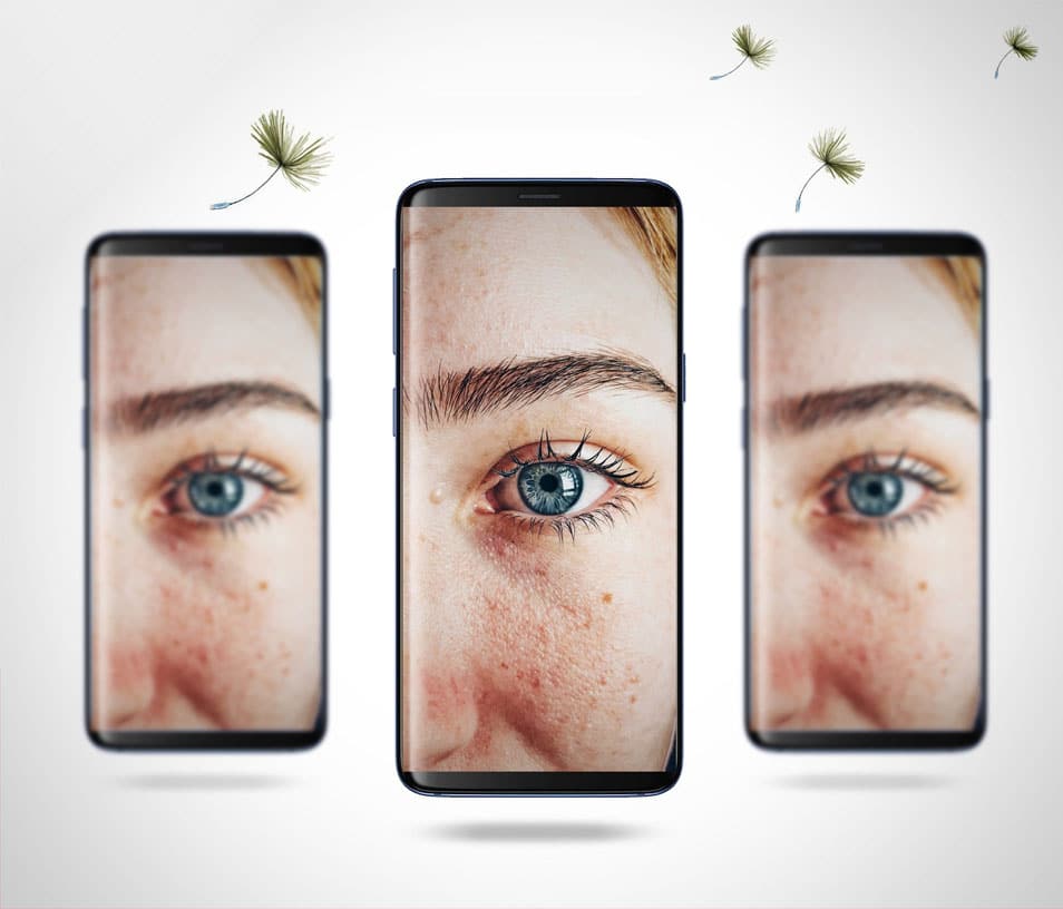 Samsung Galaxy S9 Front Free PSD Mockup