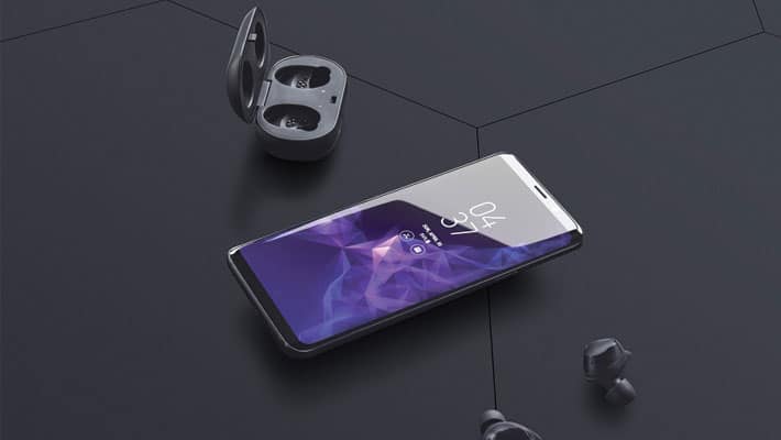 Samsung Galaxy S9 Plus Smartphone Free Mockup