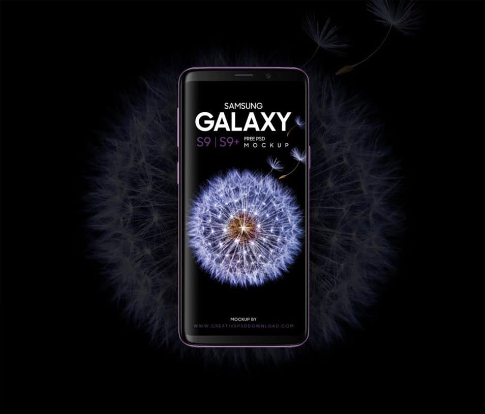 Samsung Galaxy S9/S9 Plus Free PSD Mockup