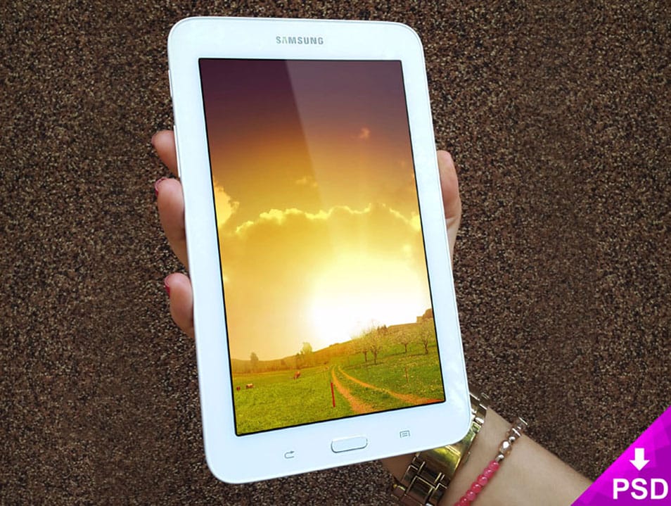 Samsung Galaxy Tab 3 Mockup