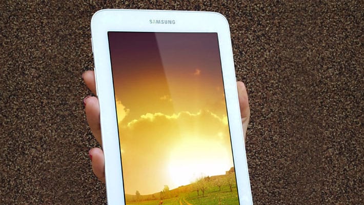 Samsung Galaxy Tab 3 Mockup