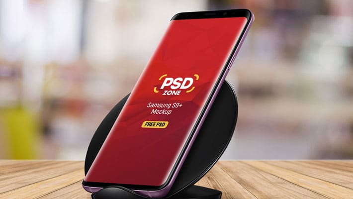 Samsung S9+ Mockup Free PSD