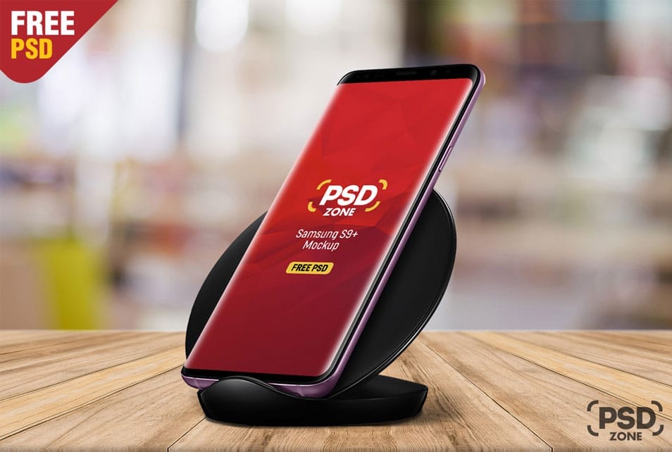 Samsung S9+ Mockup Free PSD