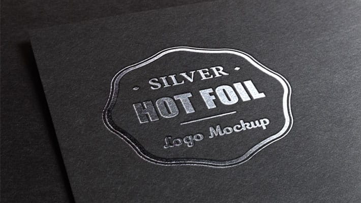 Silver Stamping Logo MockUp