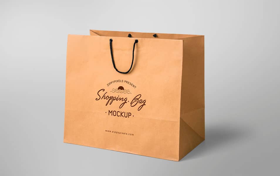 Simple & Appealing Free Shopping Bag Mockup » CSS Author