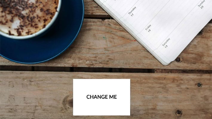 Single Sided Business Card Mockup