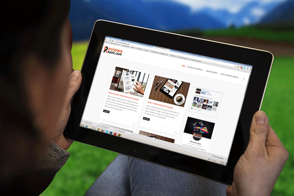 Smart Tablet MockUp Design